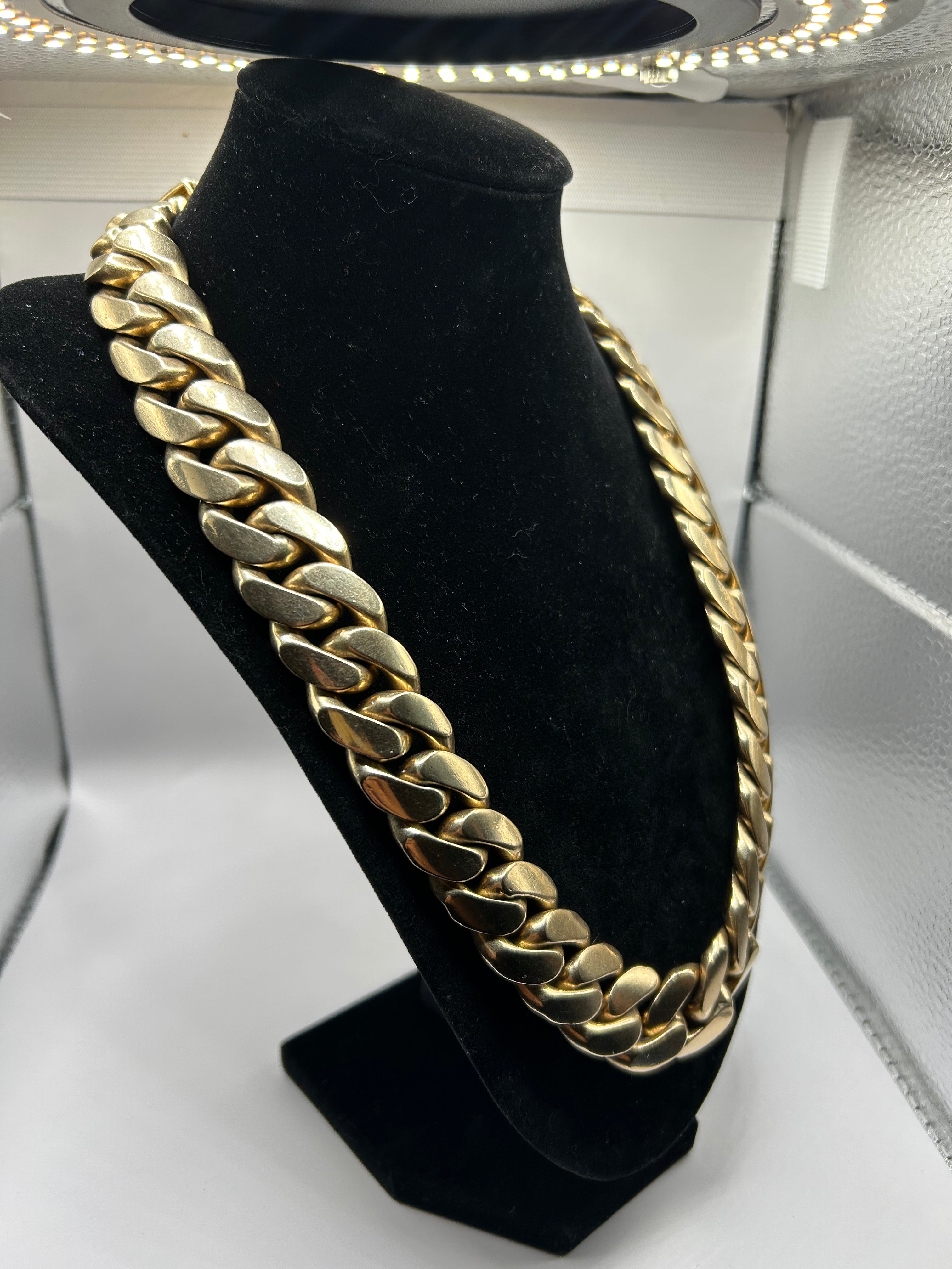 Miami Cuban Gold Necklace