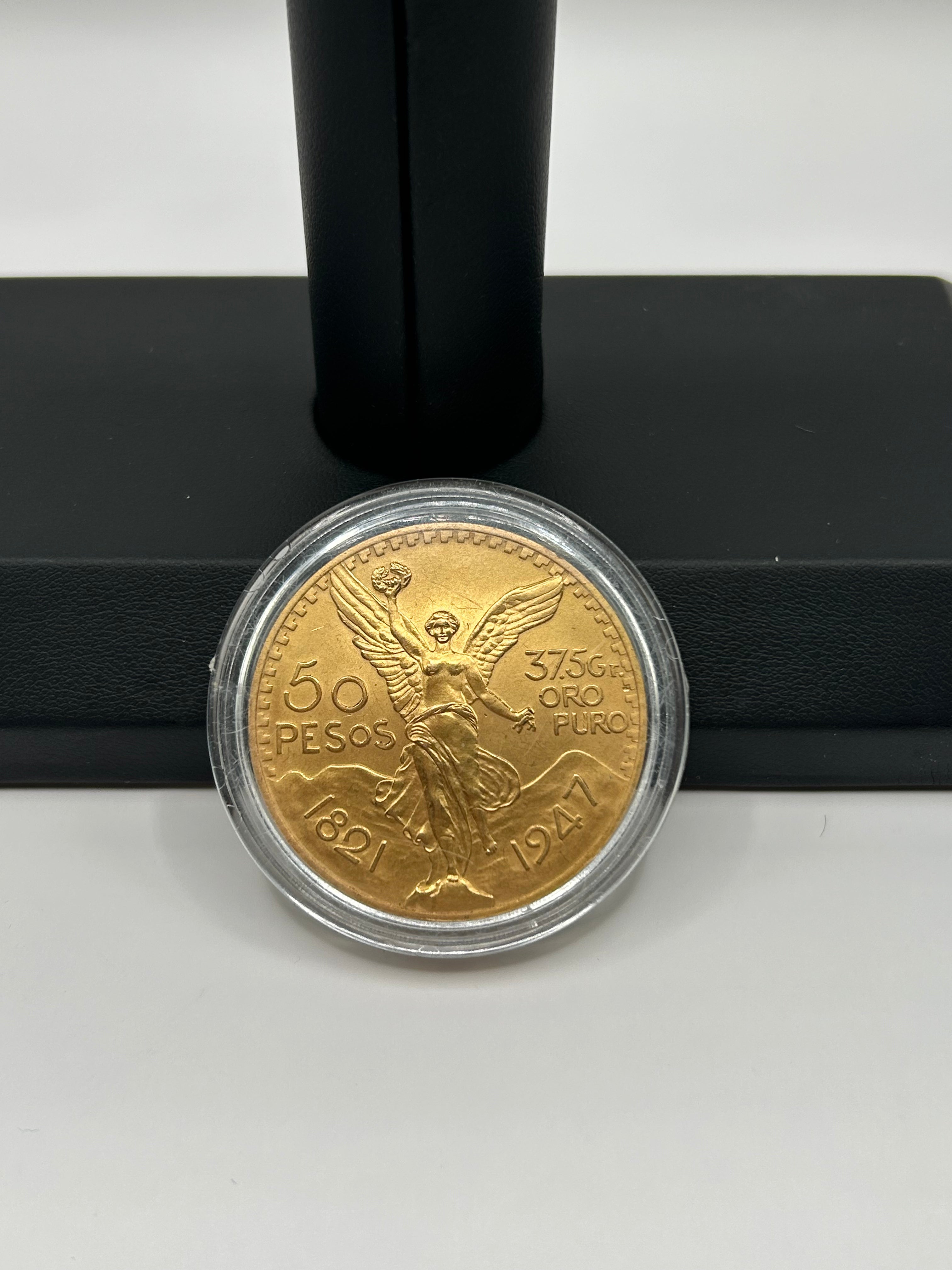 Original Gold Mexican centenario coin