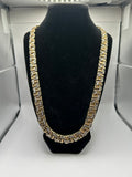10k Gold Chinobar Necklace 150grams