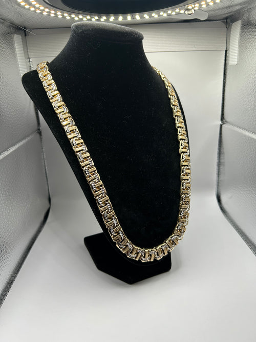 10k Gold Chinobar Necklace 150grams