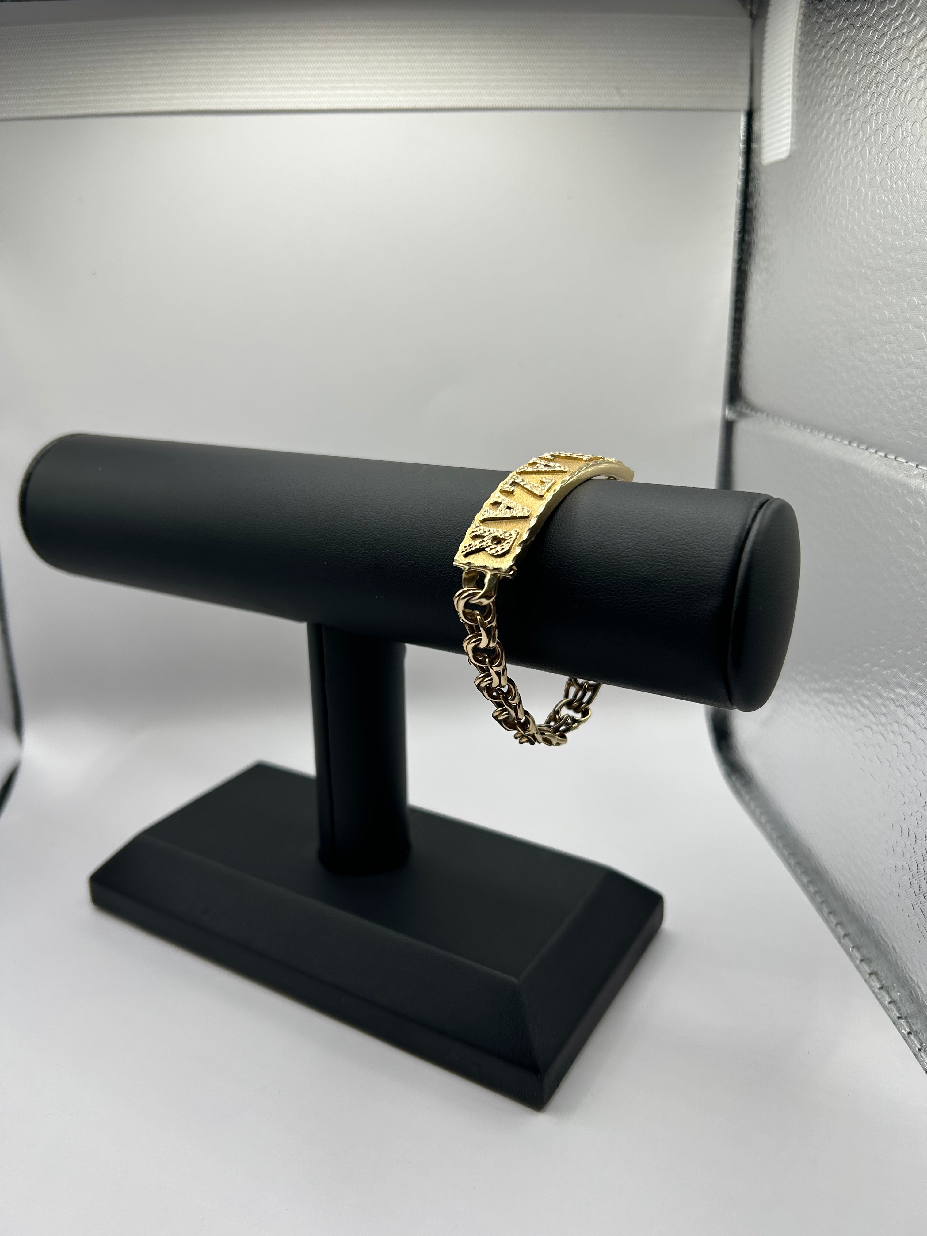 10k  Gold chino link bracelet 30grams