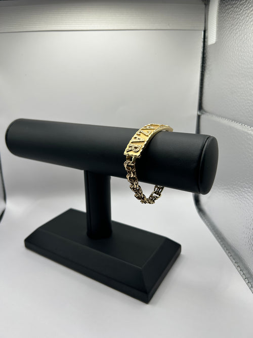 10k  Gold chino link bracelet 30grams